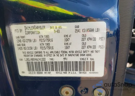 2004 Jeep Liberty Sport from USA, damaged, VIN 1J8GL48KX4W141222